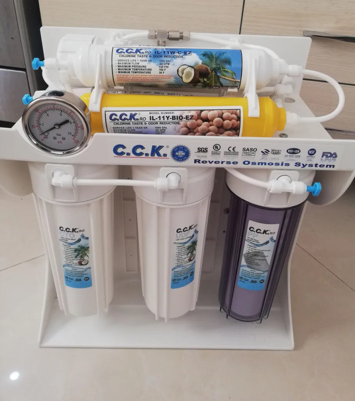 دستگاه تصفیه آب 6 مرحله برقی برند cck